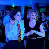 Ambiance chaleureuse et festive